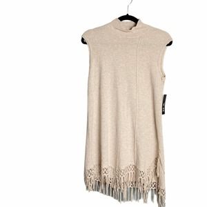 NIC+ZOE Womens Tan Cowl Neck Sleeveless Top